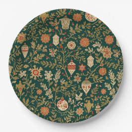 Vintage Christmas Pattern - Paper Plates Pappteller