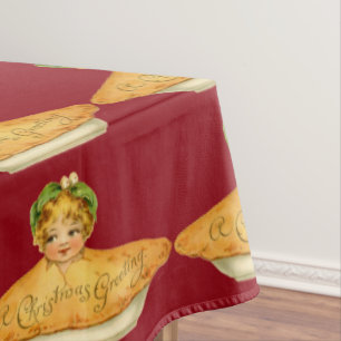 Vintage Christmas Pie Tischdecke