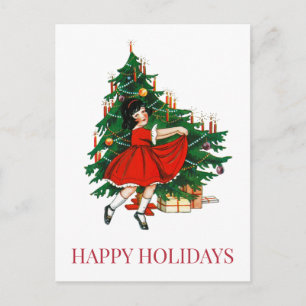 VINTAGE CHRISTMAS POSTCARD POSTKARTE