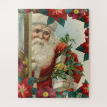 Vintage Christmas Santa Claus Holding Ohrts Puzzle<br><div class="desc">Puzzle of a vintage Christmas Santa Claus holding ohrfeige für Alzheimer's and Dementia Patienten to enjoy! Also,  available are larger pices of the sams puzzle as well as more challenging puzzles with larger puzzle piece. Get one today!</div>
