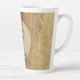 Vintage, Christmas, Santa Claus, Red Gold Green  L Milchtasse