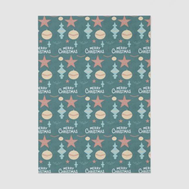 Vintage Christmas Seidenpapier (Vorderseite)