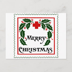 VINTAGE CHRISTMAS SIEGEL CARD FEIERTAGSPOSTKARTE