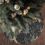 "Vintage Christmas Tiger mit Weihnachtsbaum Schwar Polyester Weihnachtsbaumdecke<br><div class="desc">Erleben Sie die Urlaubsstimmung mit dem Weihnachtsweihnachtsbär mit dem Schwarzen Tree Skirt aus Weihnachtsbaum. Dieser atemberaubende Baumrock präsentiert einen Vintag inspirierten Tiger neben einem festlichen Weihnachtsbaum auf einer schwarzen Kulisse und verleiht Ihren Feierlichkeiten eine Touch von Eleganz und Laune. Dieser Baumrock ist ideal, um moderne oder klassische Dekostile zu ergänzen...</div>