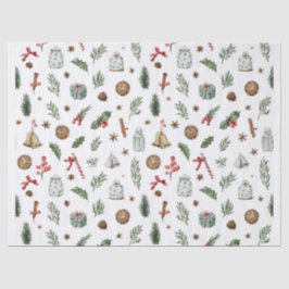 Vintage Christmas Tissue Paper Seidenpapier