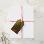 Vintage Christmas Tree Elegant Geschenkanhänger<br><div class="desc">Elegant Christmas gift tag with a viintage Christmas tree with beautifully wrapped presents.  Use the template to add your own message and signature.</div>