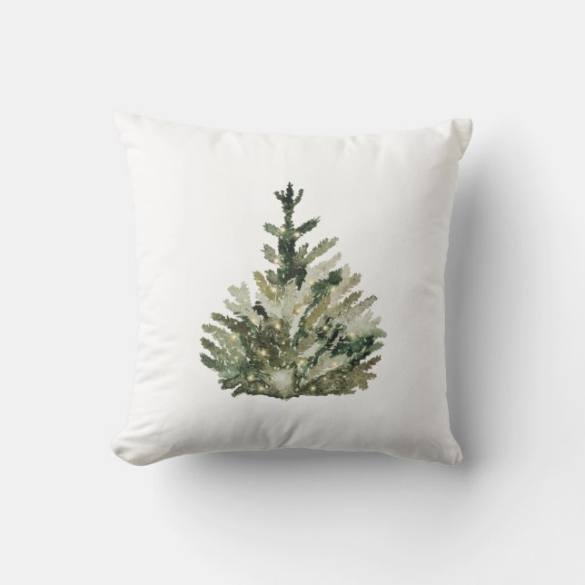 Vintage Christmas Tree Pillow Kissen (Vorderseite)