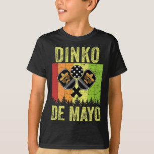 Vintage Cinco De Mayo Picklebyll Trink Dinko De T-Shirt
