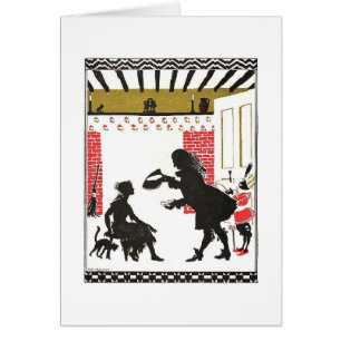 Vintage - Cinderellas Glass-Slippen-Silhouette,
