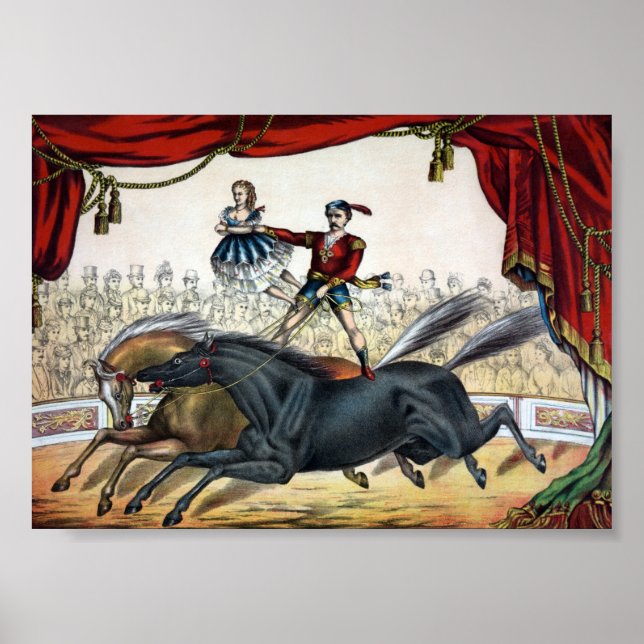 Vintage Circus Ad Poster (Vorne)