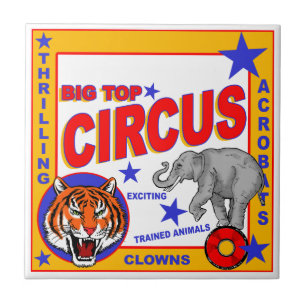 Vintage Circus Fliese