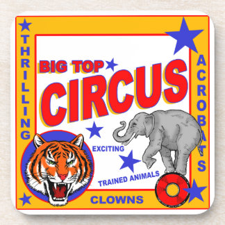 Vintage Circus Getränkeuntersetzer