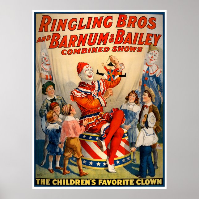 Vintage Circus Poster (Vorne)