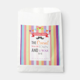 Vintage Circus Poster Children's Birthday Party Geschenktütchen