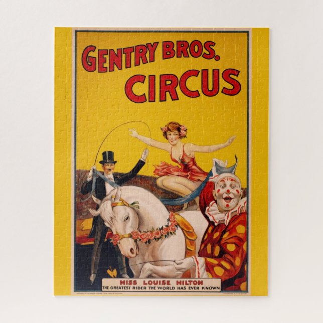 Vintage Circus Puzzle (Vertikal)