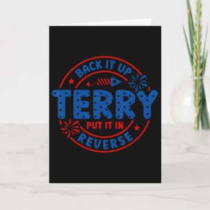 Vintage Ck It Up Terry Put It In Reverse 4. Juli L Karte