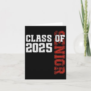 Vintage Cl von 2025 Senior Abschluss 25 Grad 2 Karte