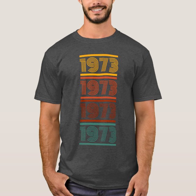 Vintage Classic 1973 Retro T-Shirt (Vorderseite)