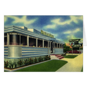 Vintage Classic 50er Retro-Restaurant Pelican Dine