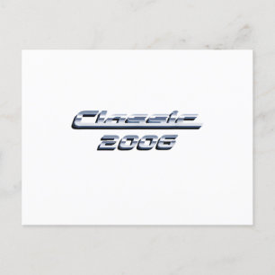 Vintage Classic Car 2006 Geburtstagsgeschenk Postkarte