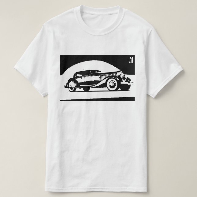 vintage classic car T-Shirt (Design vorne)