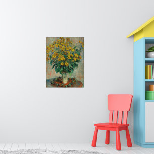 Vintage Claude Monet Topinambur Poster
