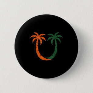 Vintage Clic 90er Miami Palmen Um Button