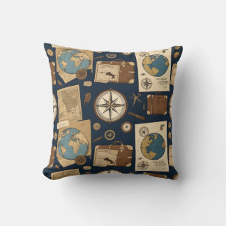 Vintage Clip-Art Kissen