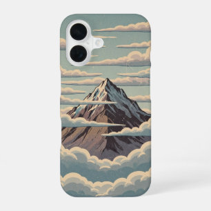 Vintage Cloud Mountain iPhone 16 Hülle