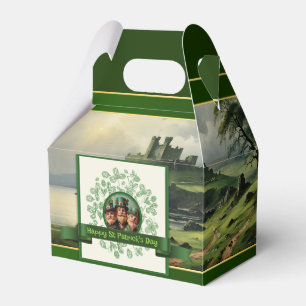Vintage Clover St Patrick's Day Landschaft GFB Geschenkschachtel