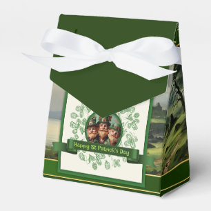 Vintage Clover St Patrick's Day Landschaft TFB Geschenkschachtel
