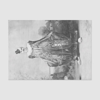 Vintage Clown Stehend Seidenpapier
