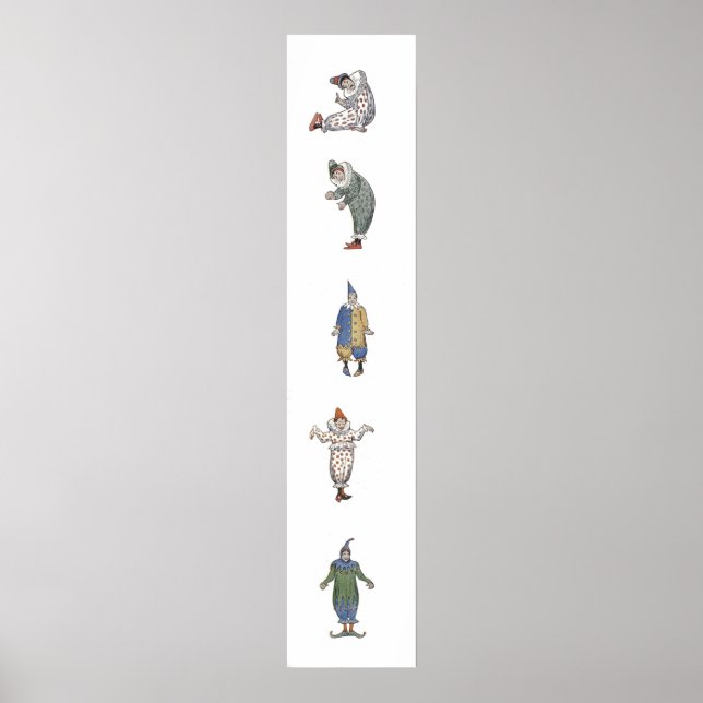 Vintage Clowns Poster (Vorne)