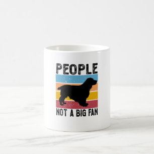 Vintage Cocker Spaniel Leute kein großer Fan Kaffeetasse