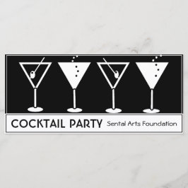 Vintage Cocktail-Party Einladung