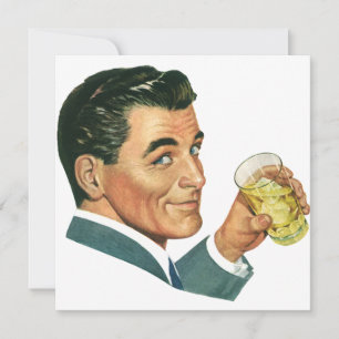 Vintage Cocktails Getränke, Einladung von Menschen