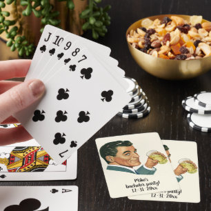 Vintage Cocktails Getränke, Getränke für Männer Spielkarten