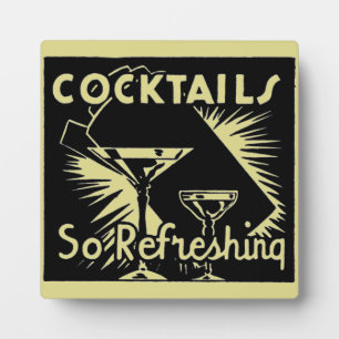 Vintage Cocktails sind "so erfrischend" Fotoplatte