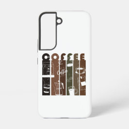 Vintage-Coffee-Typografie-Illustration handgezeich Samsung Galaxy Hülle