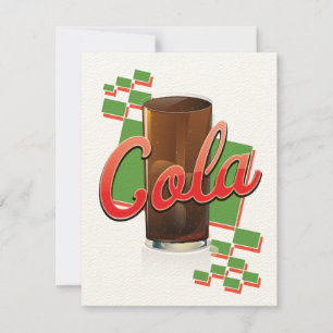 Vintage-Cola-Werbung