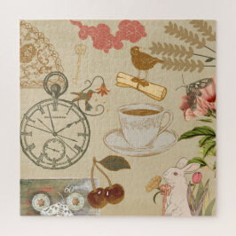 Vintage Collage Art Puzzle