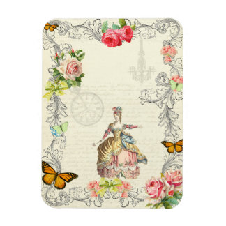 Vintage Collage aus dem 18. Jahrhundert Magnet