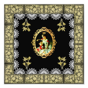 vintage Collage Fotodruck