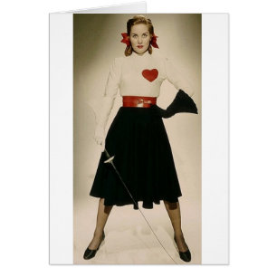 Vintage Colleen Townsend 1948, der Foto-Karte