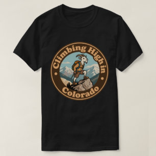 Vintage Colorado Aufstieg Hochgebirgsziege T-Shirt