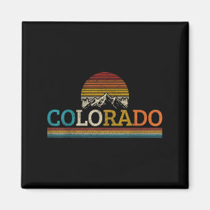 Vintage-Colorado-Souvenir - Herren Schwarz Klein C Magnet