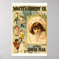 Vintage Comedy-Show-Werbeplakat