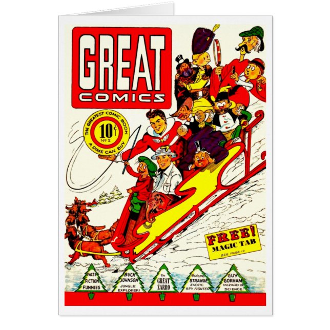 Vintage Comic-Charaktere (Vorne)