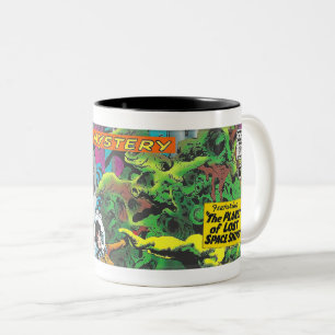 VINTAGE-COMIC-HEFTELEMENTE AUS DEN 1950-60er JAHRE Zweifarbige Tasse