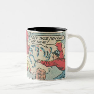 Vintage Comicen des Goldenen Zeitalters   Bestes G Zweifarbige Tasse